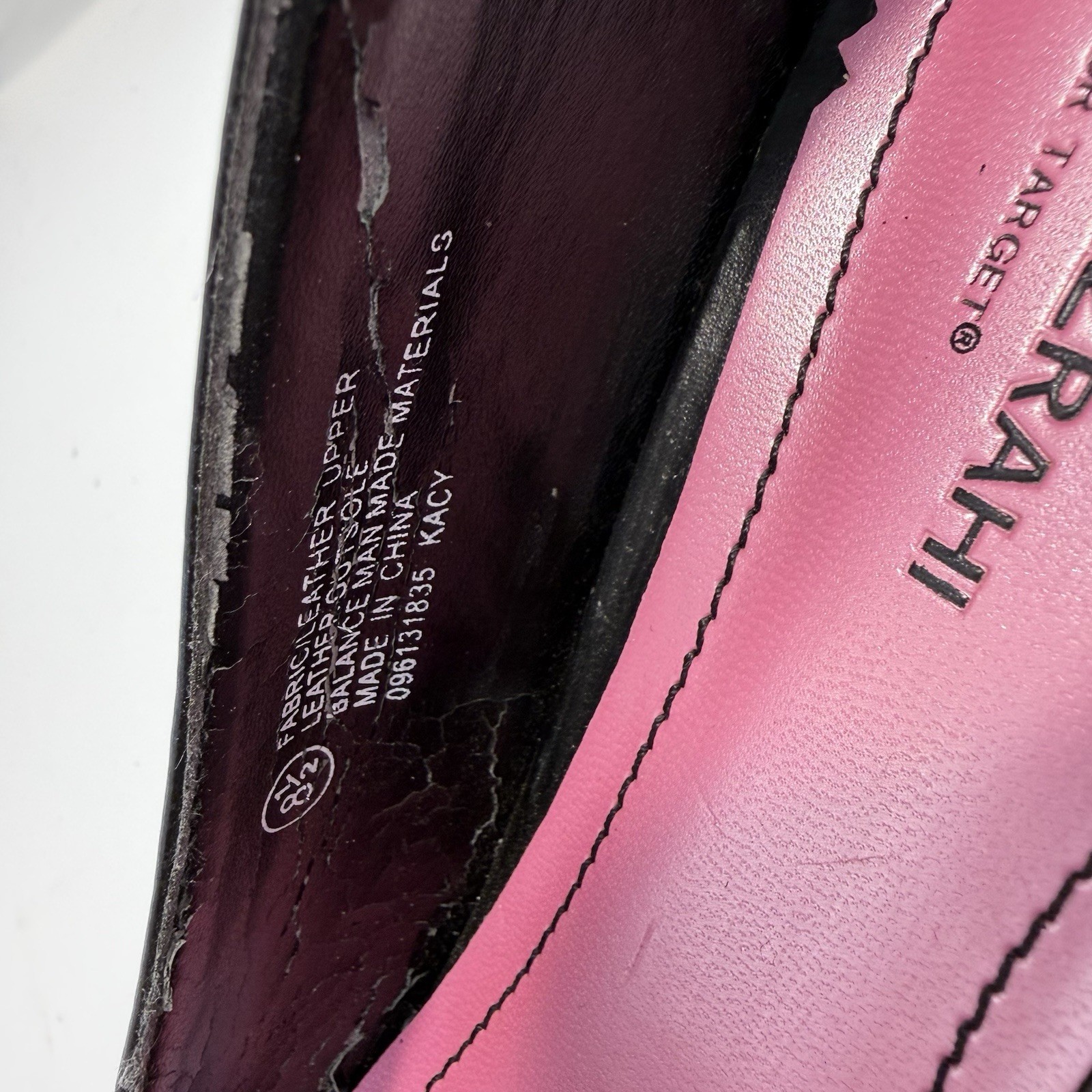 Isaac Mizrahi For Target Women’s Kitten Heels Size 8.5 Fabric/Leather Cap Toe