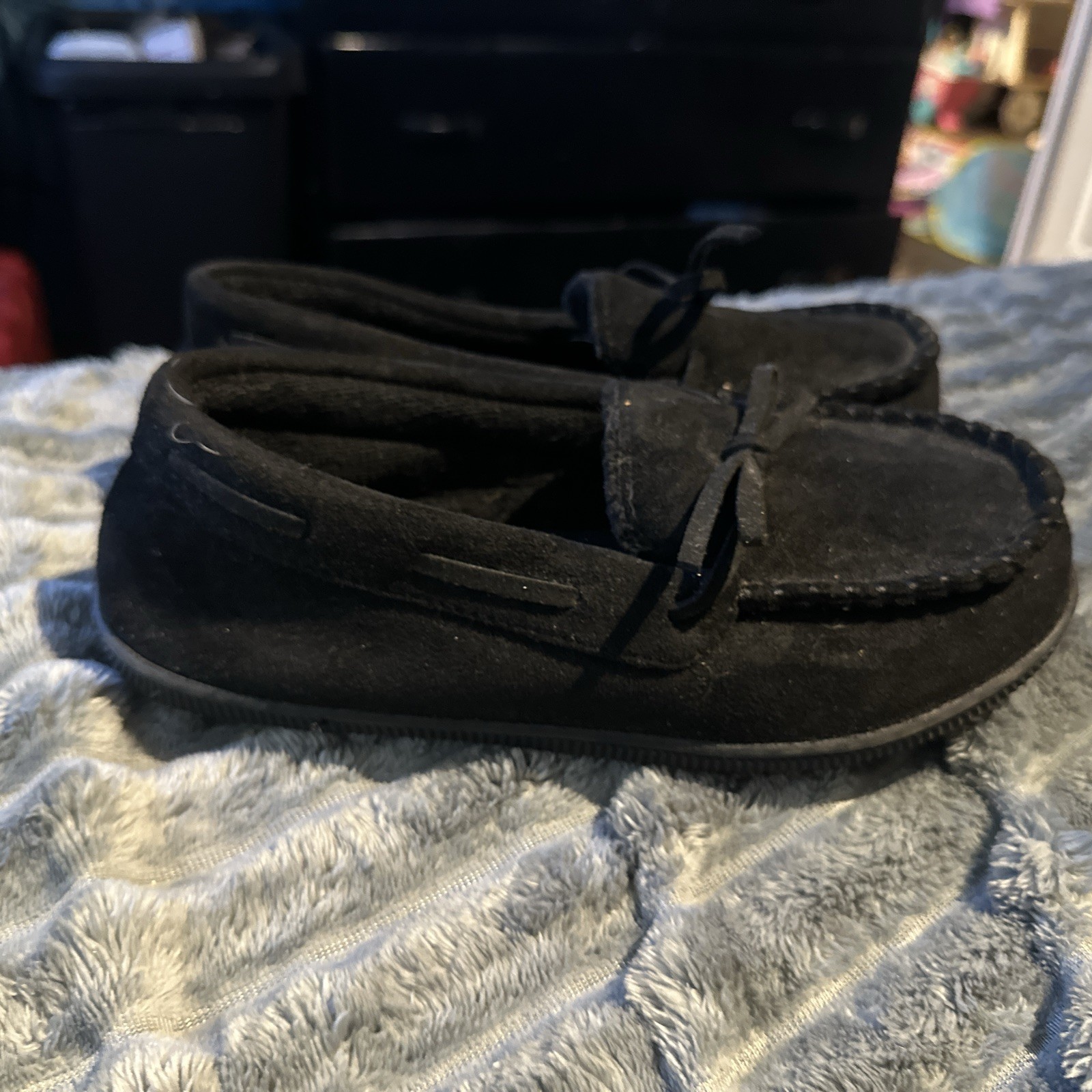 Women’s Size 7 Home Top Black Slippers House Shoes Indoor Outdoor Non Slip