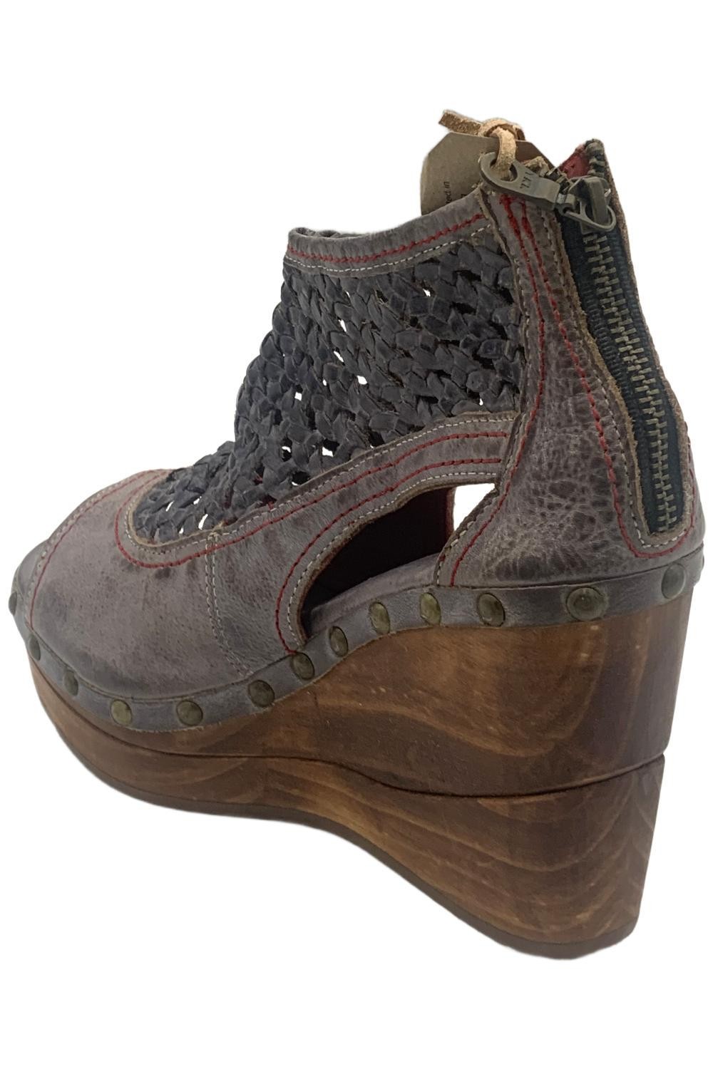 Bed Stu Women’s Odette Wedge Heel Alkaline Rustic