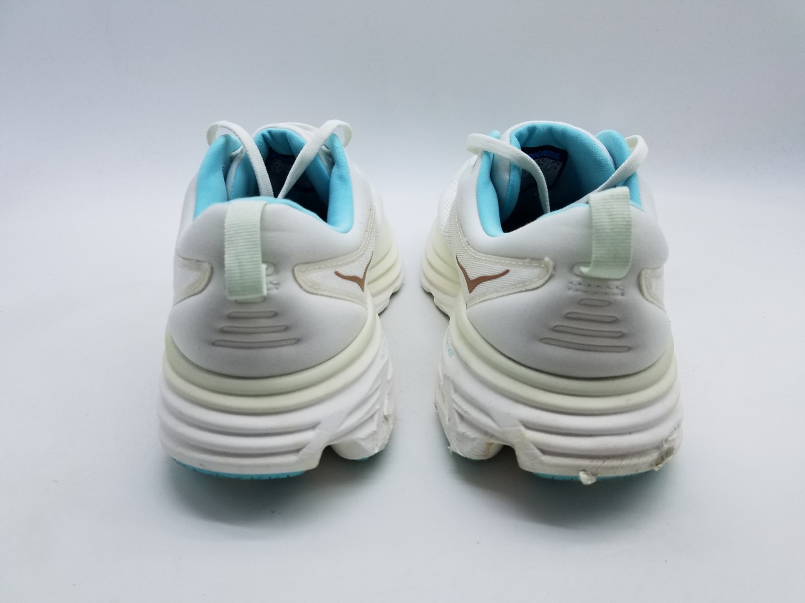 Hoka One One Bondi 8 Women’s Size 11 B (Medium) Running Shoes White *See desc