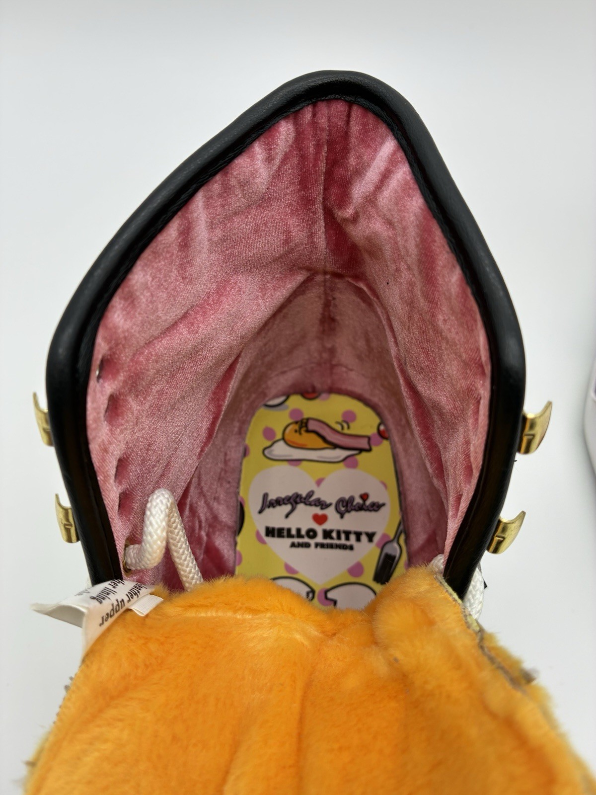 Irregular Choice x Hello Kitty & Friends GUdetama You Crack Me Up Sneakers Sz 39