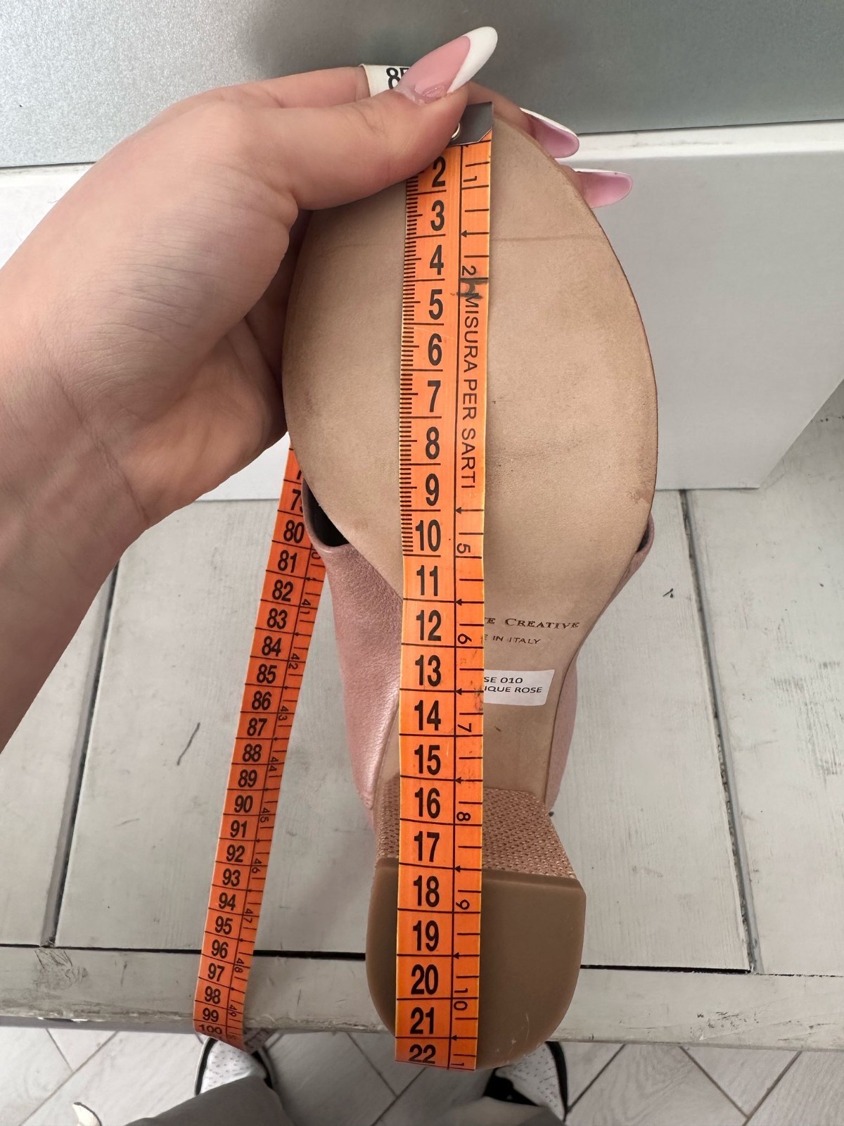 Officine Creative Ankle Boots Genuine Leather Woman SizeEu37 Blush Heel 3 1/8in