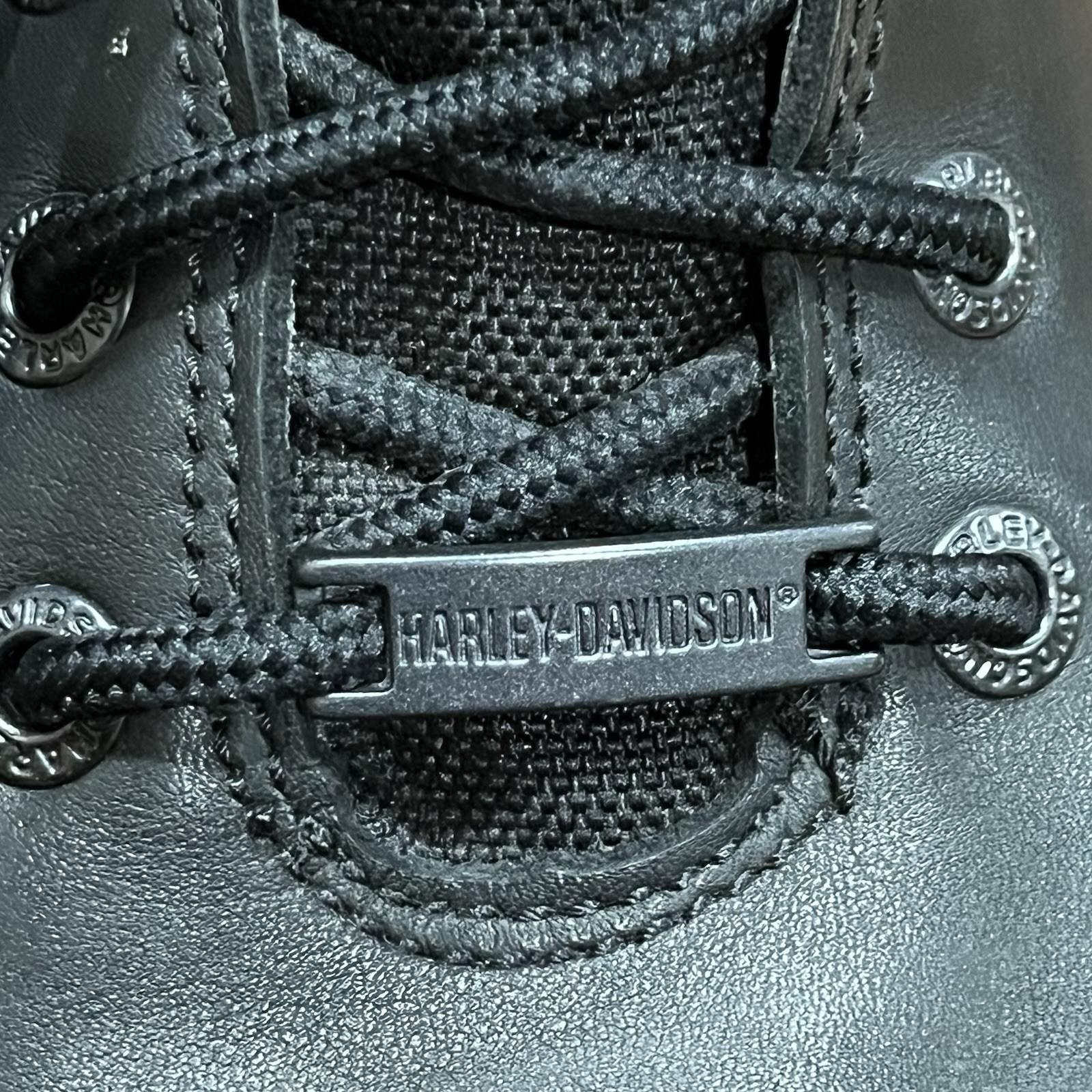 Harley Davidson Boots Womens 10 Huxley 3.5 Inch Waterproof Leather Vibram Black