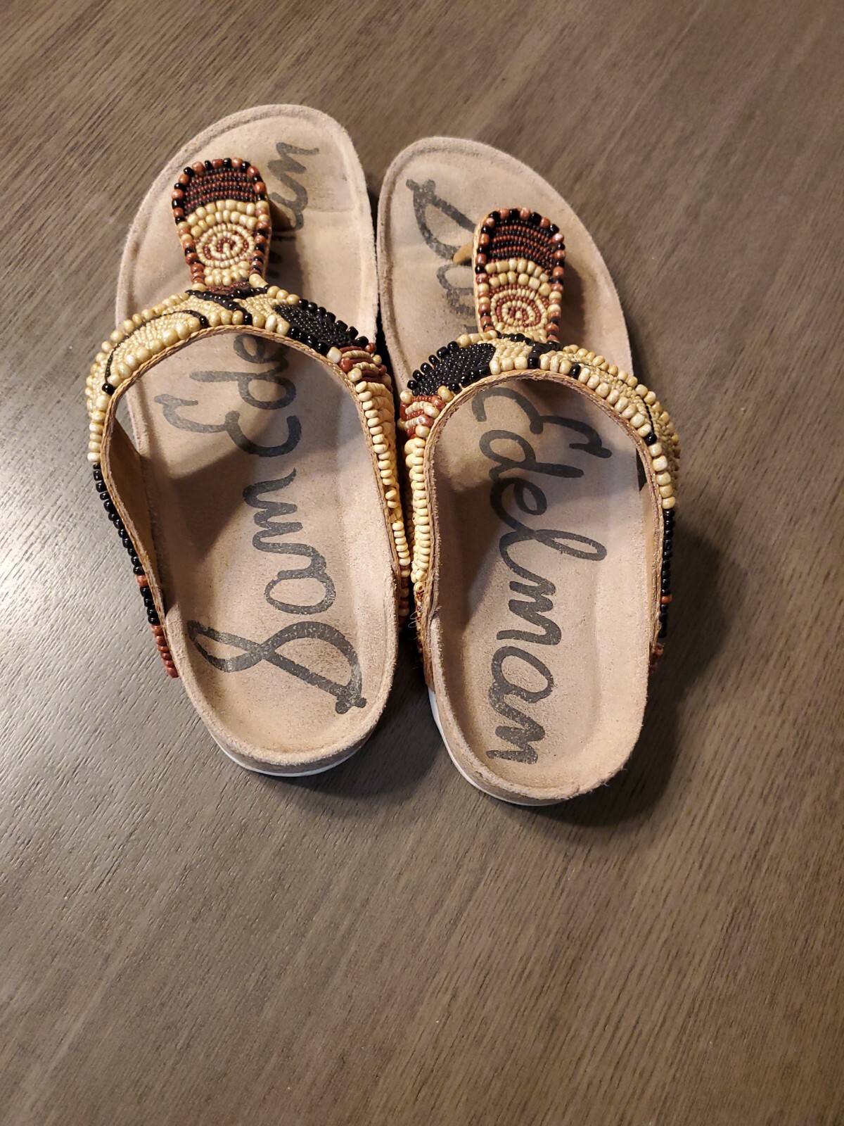 SAM EDELMAN Sz 8 Hippy Casual Summer Spring Fall Sandals