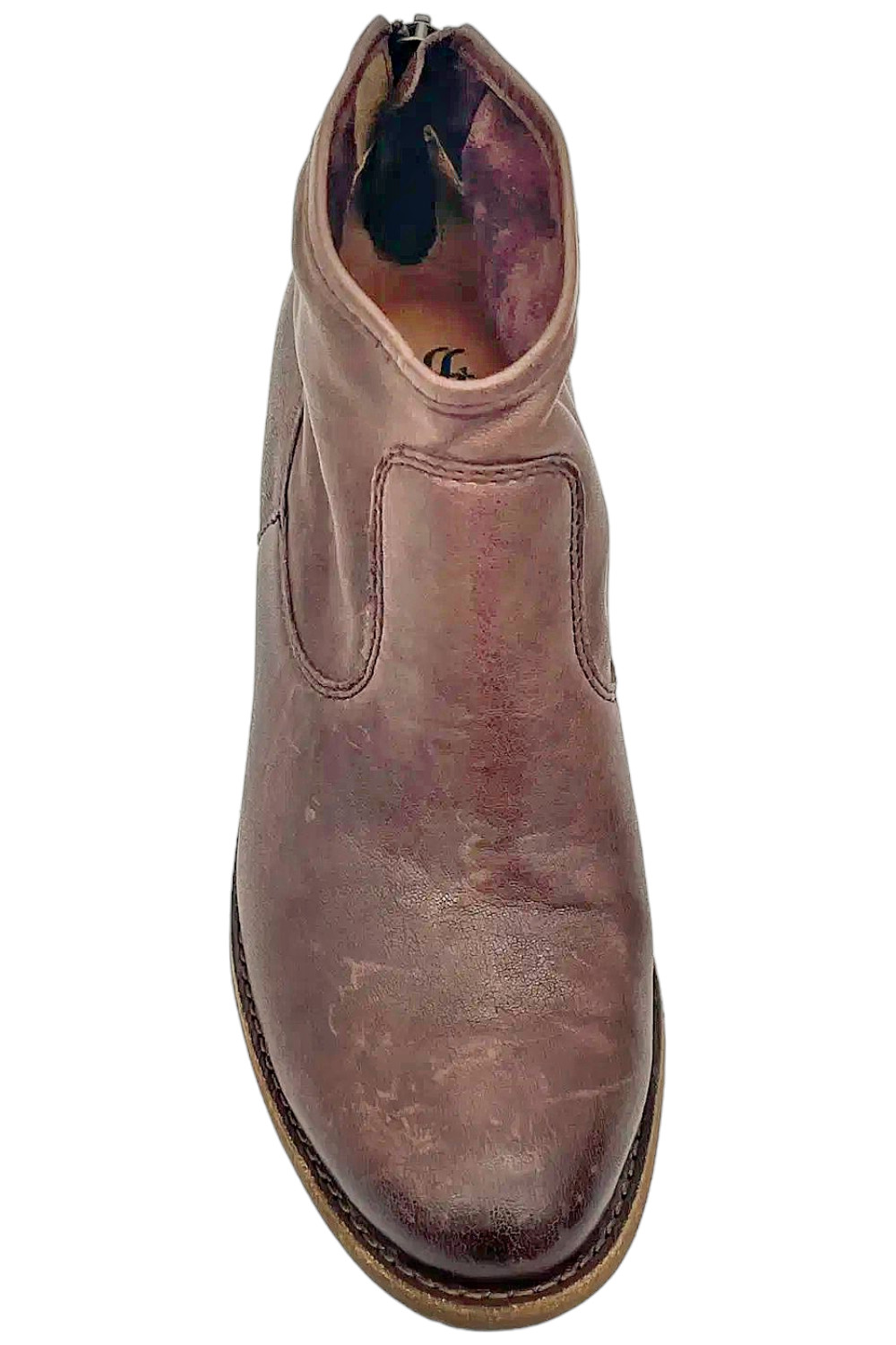 Sofft Unlined Side Panel Booties Aisley Cocoa Brown