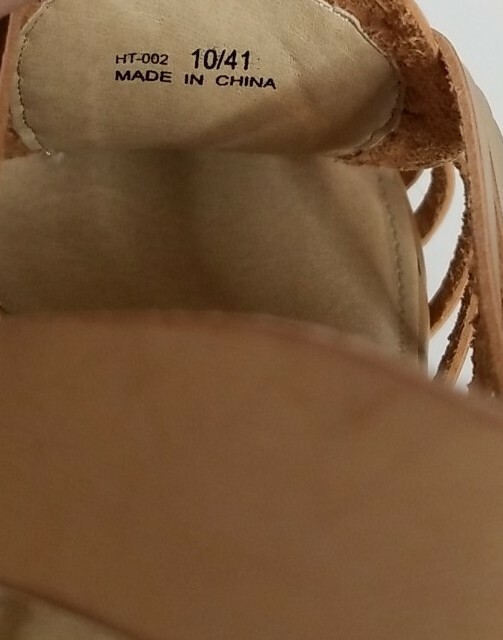 CL Chinese Laundry Shoes Heist Burnished Pale Nude Sandals Wedge Woman’s Size 10