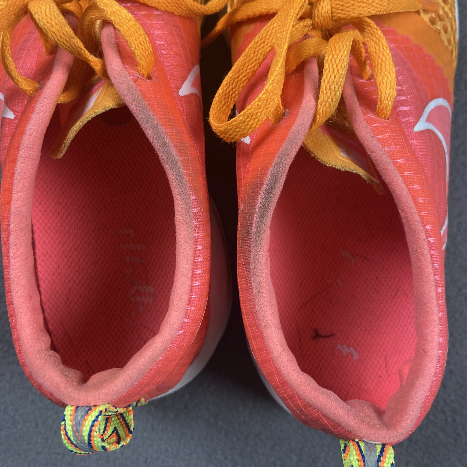 Nike Lunar MTRL Shoes Womens 7 Orange Pink Running Training Sneakers Montreal