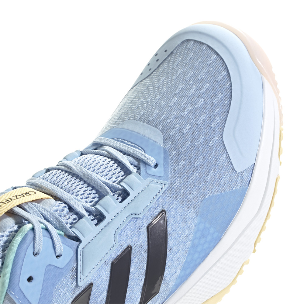 adidas Crazyflight 6 Mid Indoor Volleyball Womens Blue Sneakers Athletic Shoes