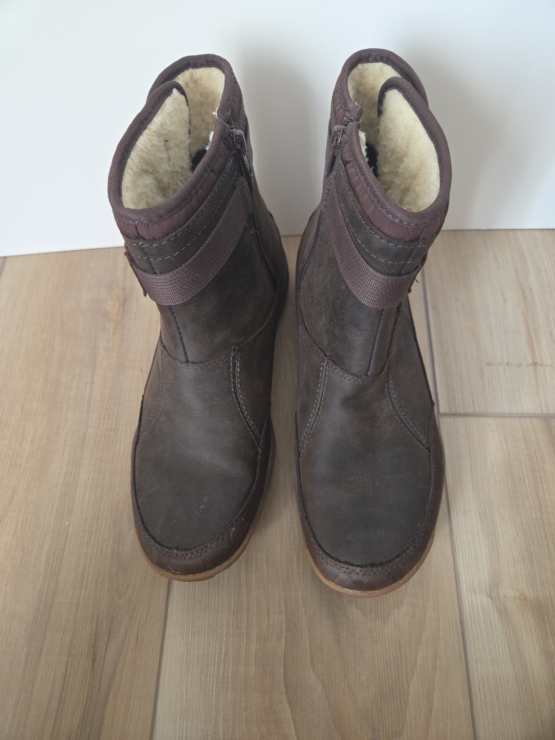 Merrell Murren Strap Warm Waterproof Winter Ankle Boots Pewter Women’s Size 8