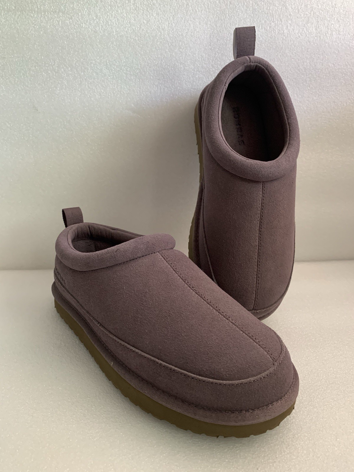 BOMBAS Saturday Suede Slip-On Women’s Size 7 In Dusty Purple