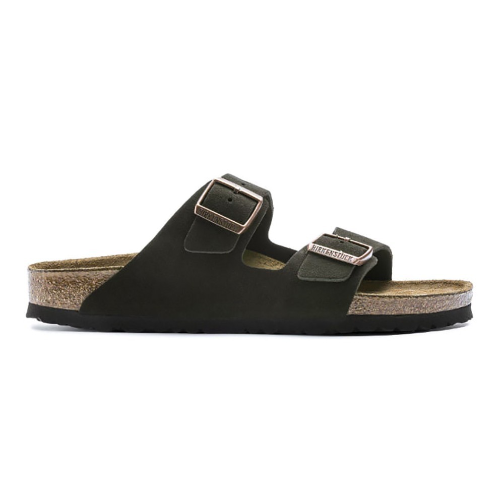 Birkenstock Arizona Suede Leather Soft Footbed Unisex Sandals – Mocha