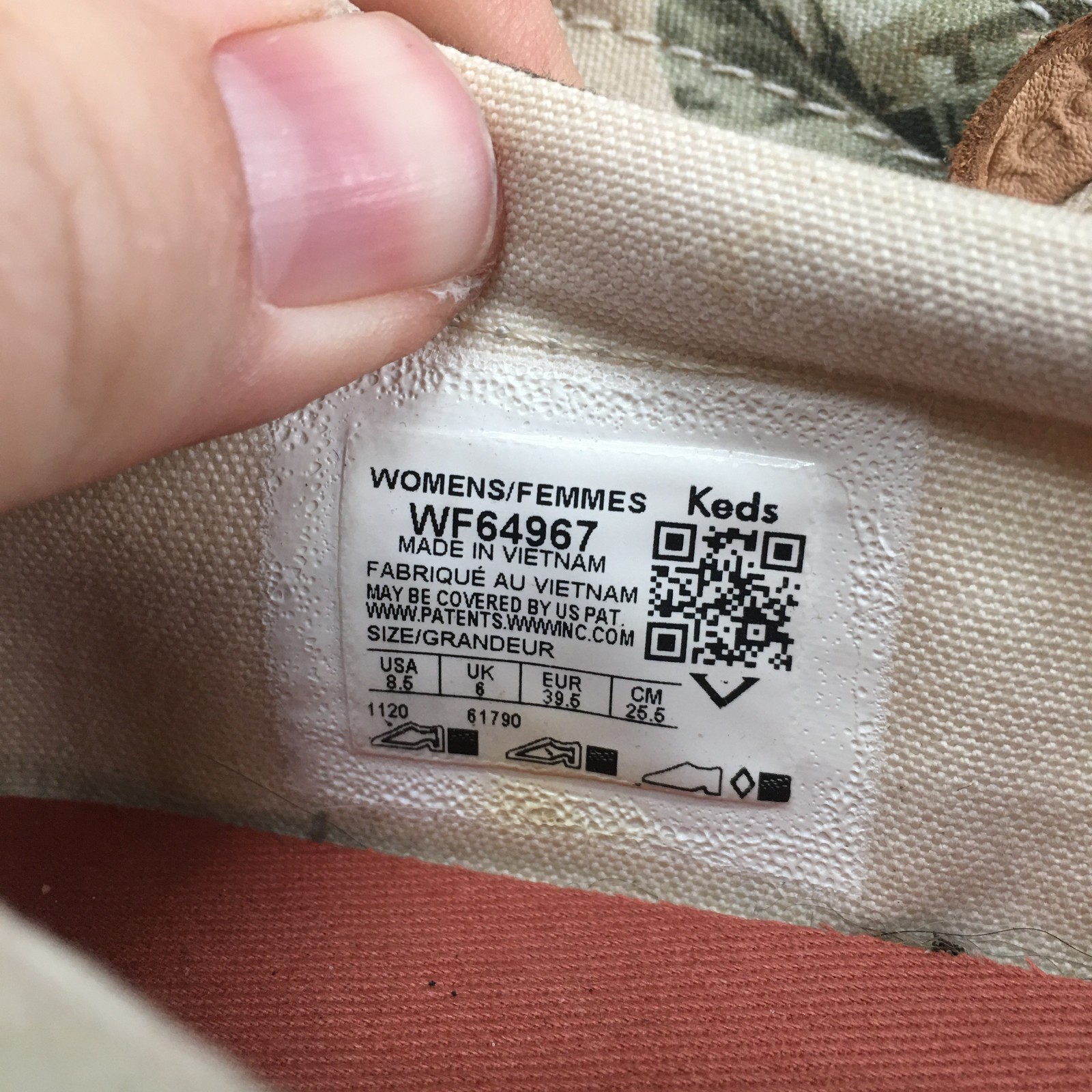 Keds Shoes Womens 8.5 Floral Print Slip On Sneakers WF64967 Beige Multicolor