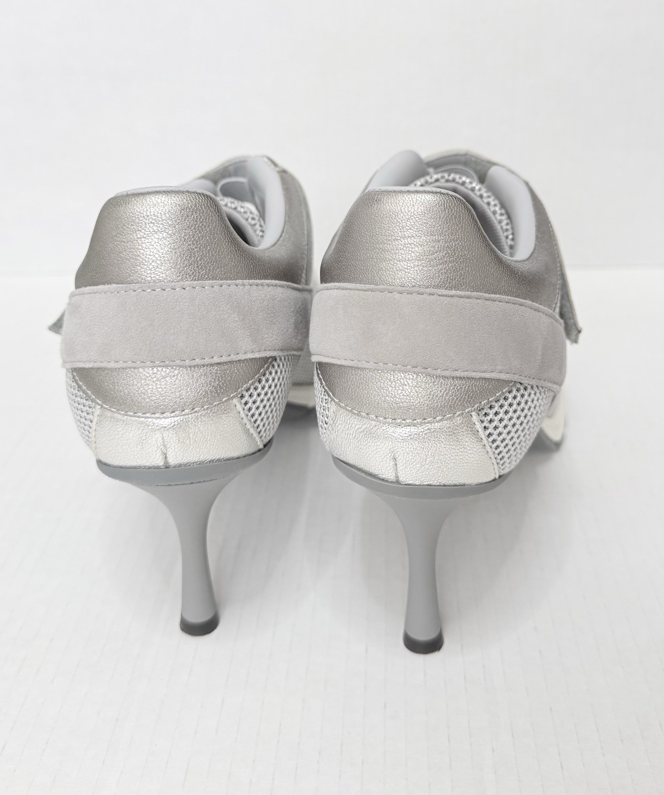 The Tepper SNEEX Limited Edition Women Shoes Light Gray Size 10 Made In Italy