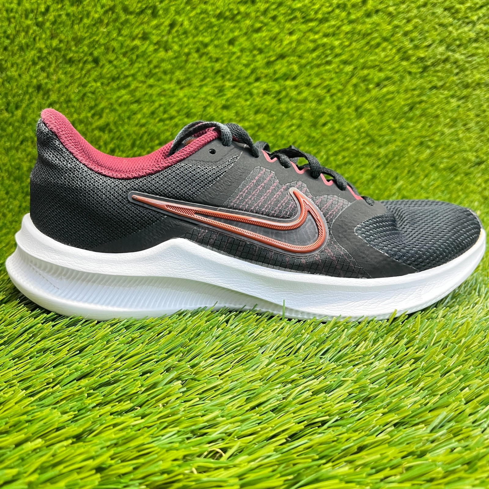 Nike Downshifter 11 Womens Size 9 Black White Athletic Running Shoes Sneakers