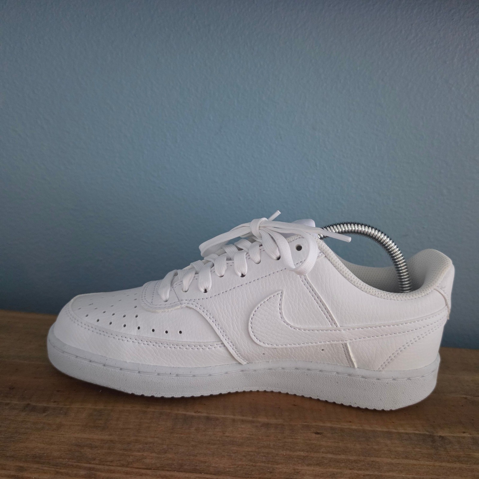 Nike Womens Court Vision Low Next Nature White Sneakers DH3158-100 Size 8.5