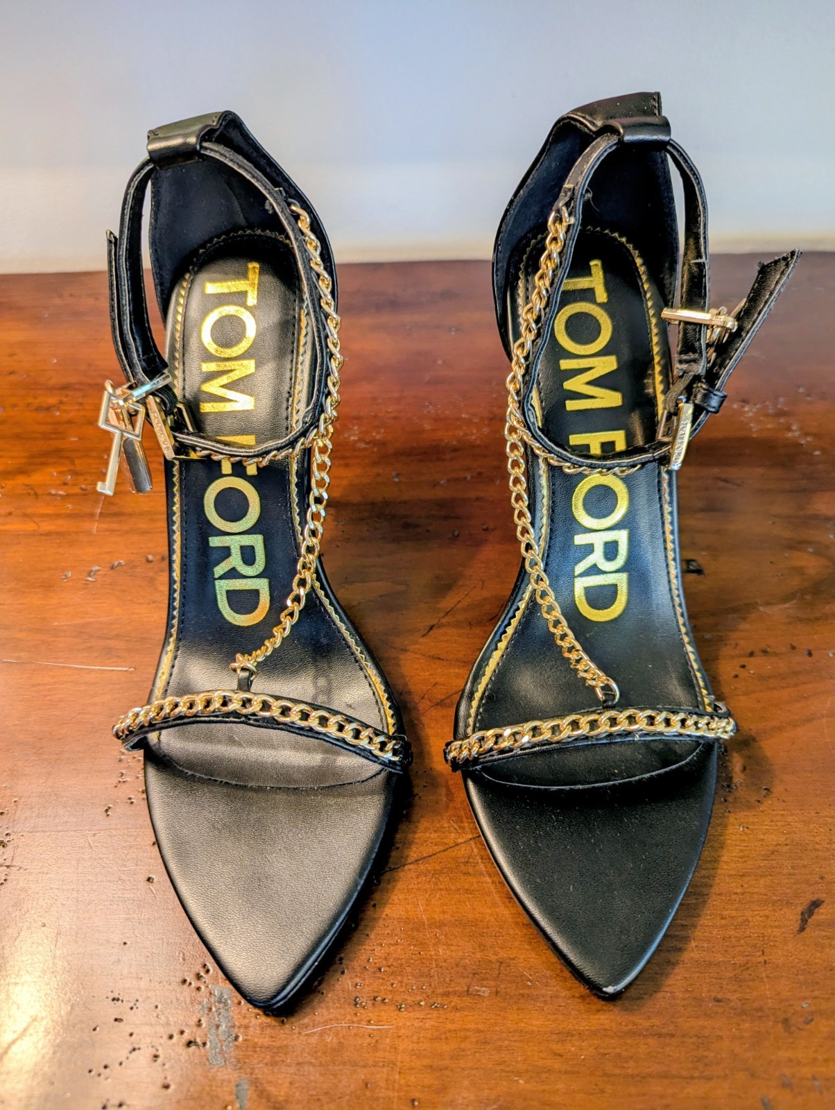 Tom Ford Black Padlock Sandals | EU 37 US 6.5 (maybe not even worn)