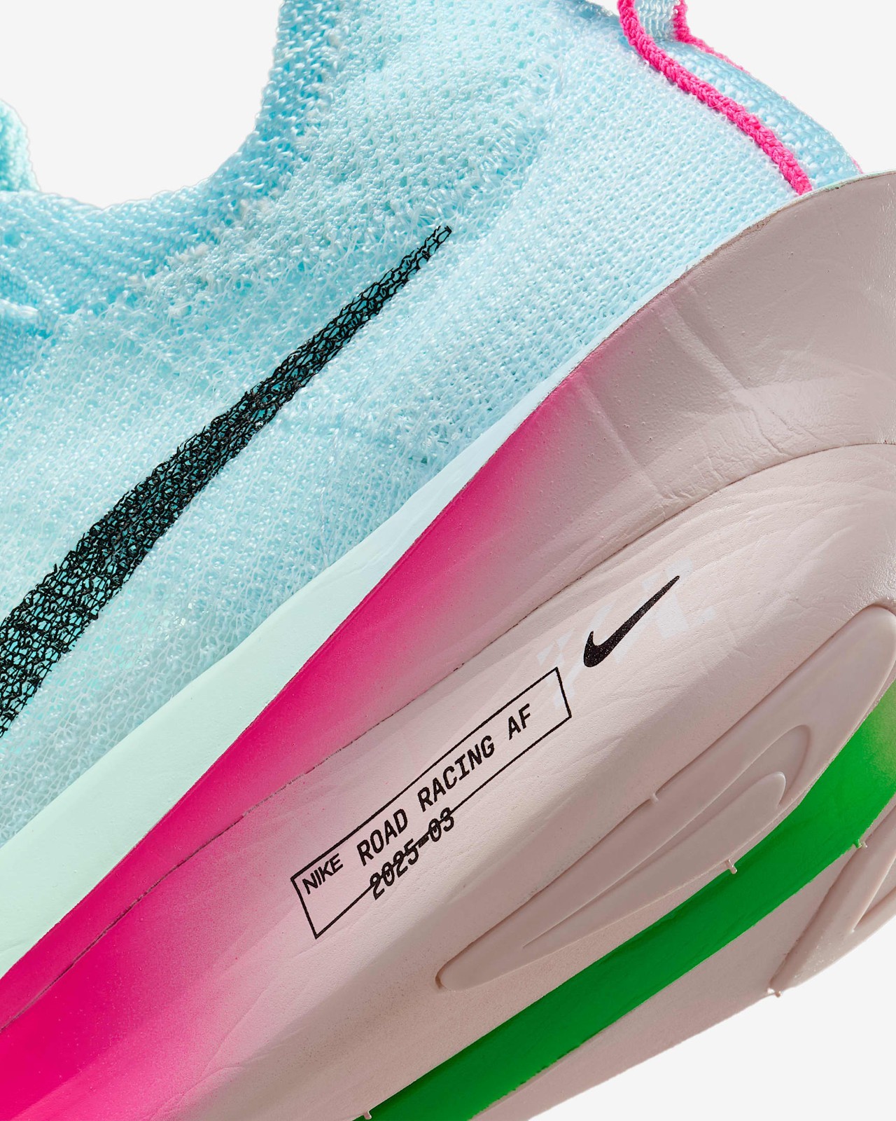 NIKE Women’s Alphafly 3 FD8315-400 Glacier Blue Mint Foam Green Shock Black