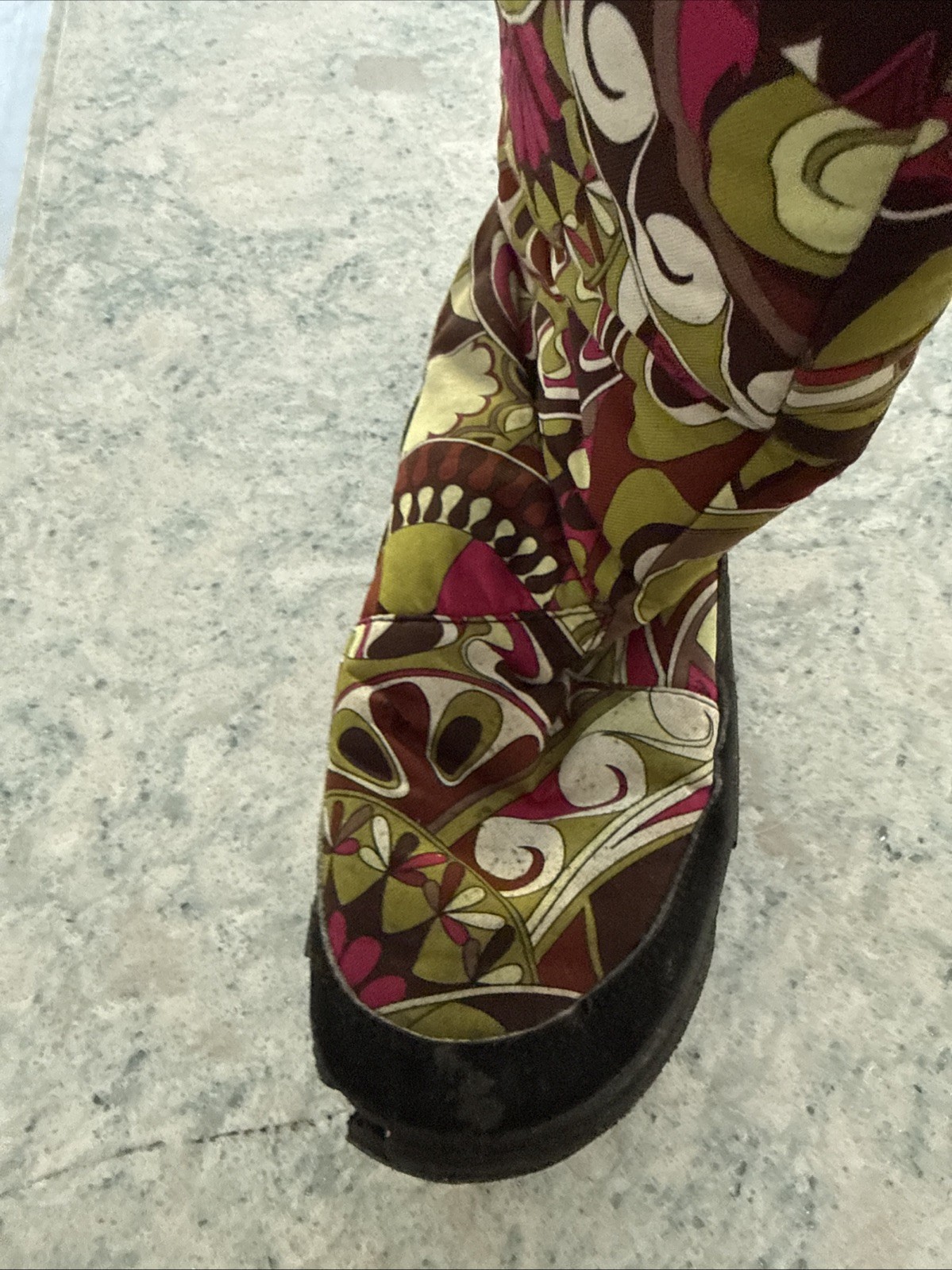 Emilio Pucci Fabric Half Boots Sz. 7