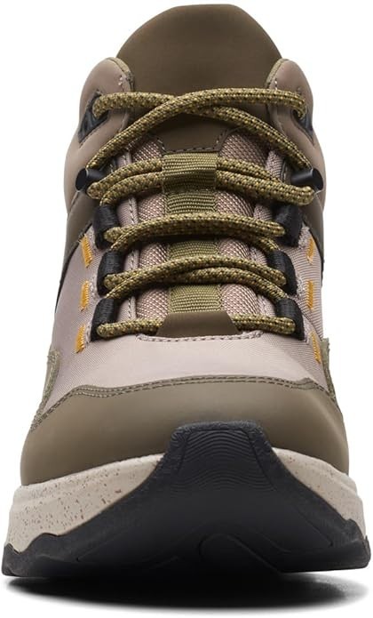 Clarks Jaunt Lo Ankle Boot, Dark Olive Combi