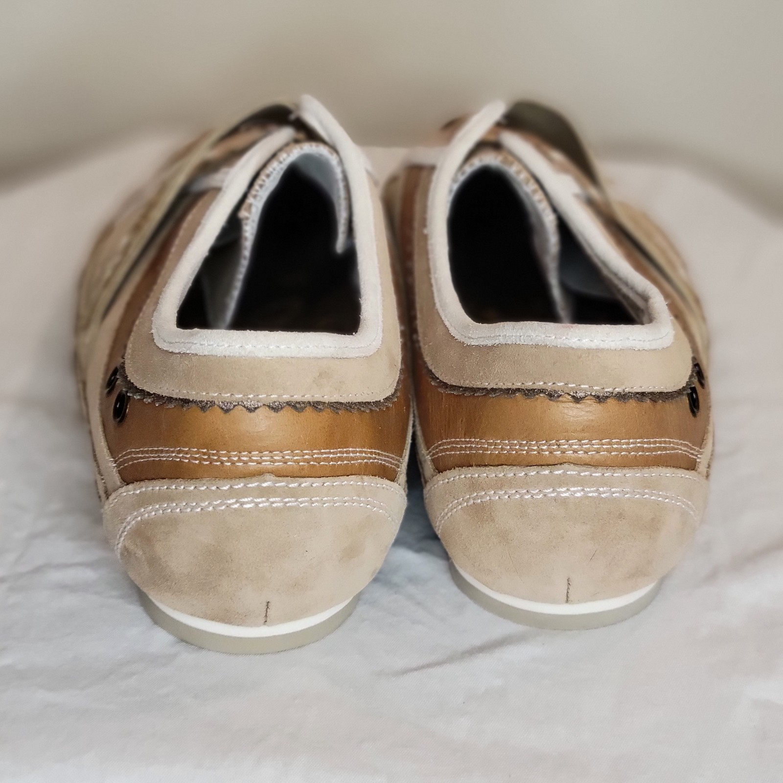 BNWT DEADSTOCK Y2K Michelle K Skechers Tan Low Profile Slip-on Sneakers 00s RARE