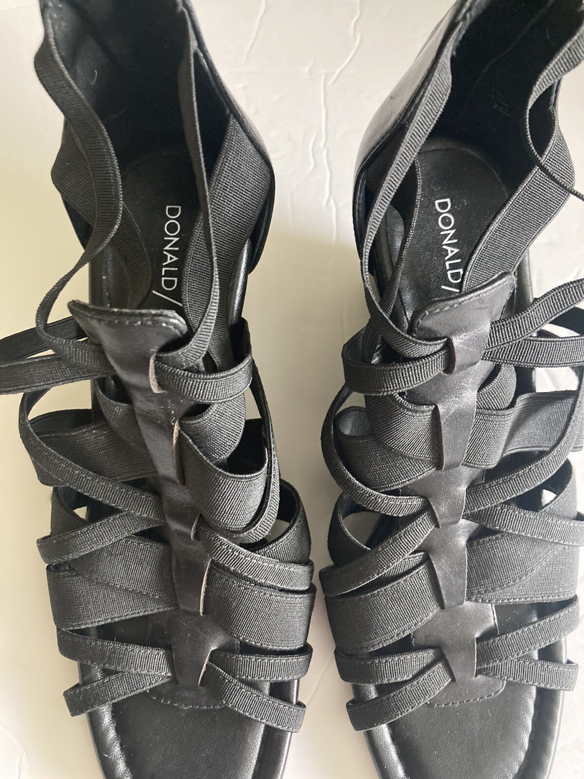 New Donald Pliner Wedge Sandal Stretch Wedge Lia 6.5