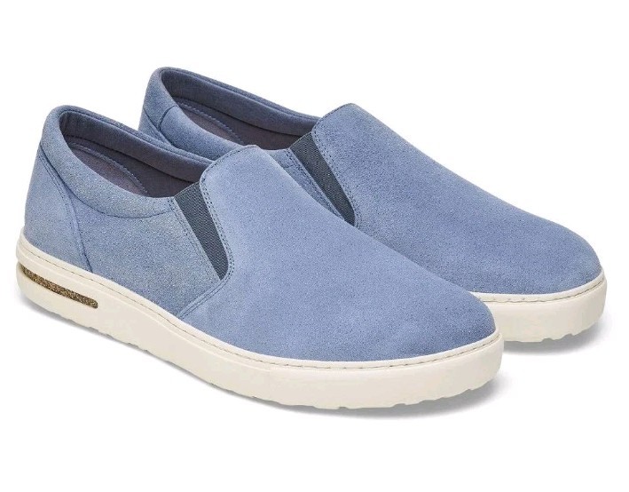 🆕 Birkenstock Oswego Suede Leather shoes Elemental Blue EU 37 US Women 6-6.5