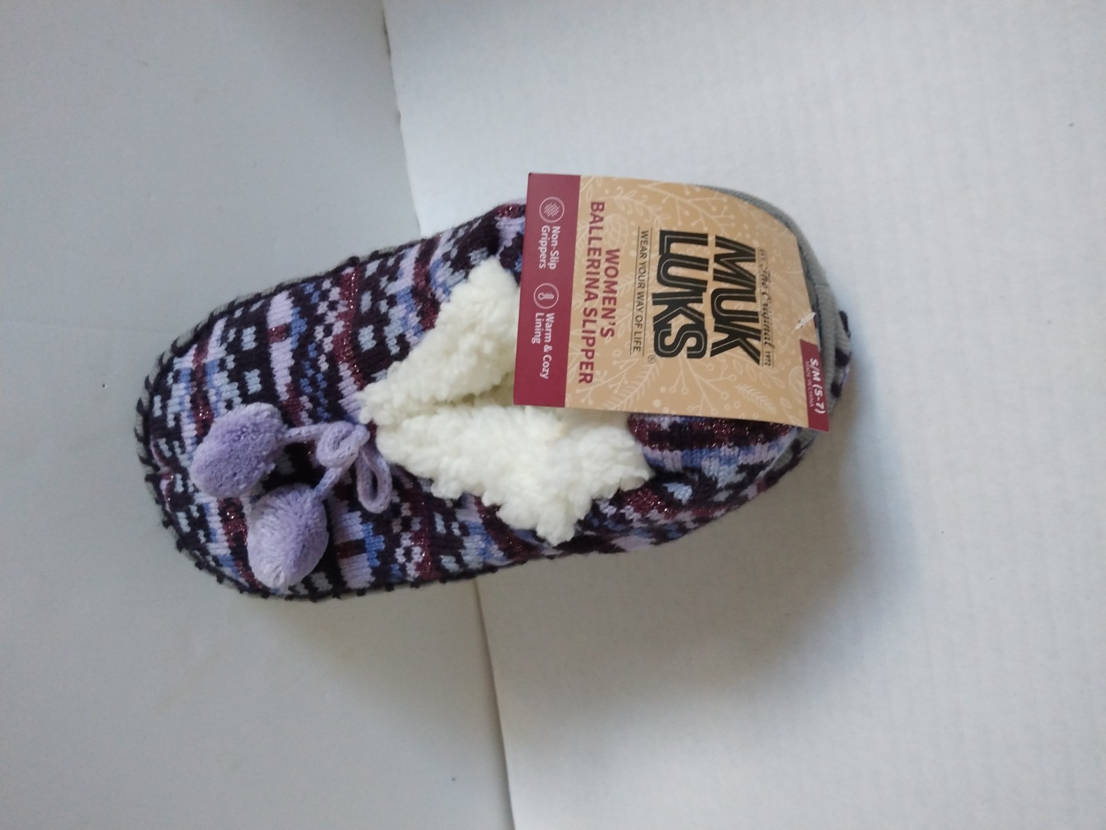 MUK LUKS Women’s Original Ballerina Slippers Color / Size Choice New Tags!