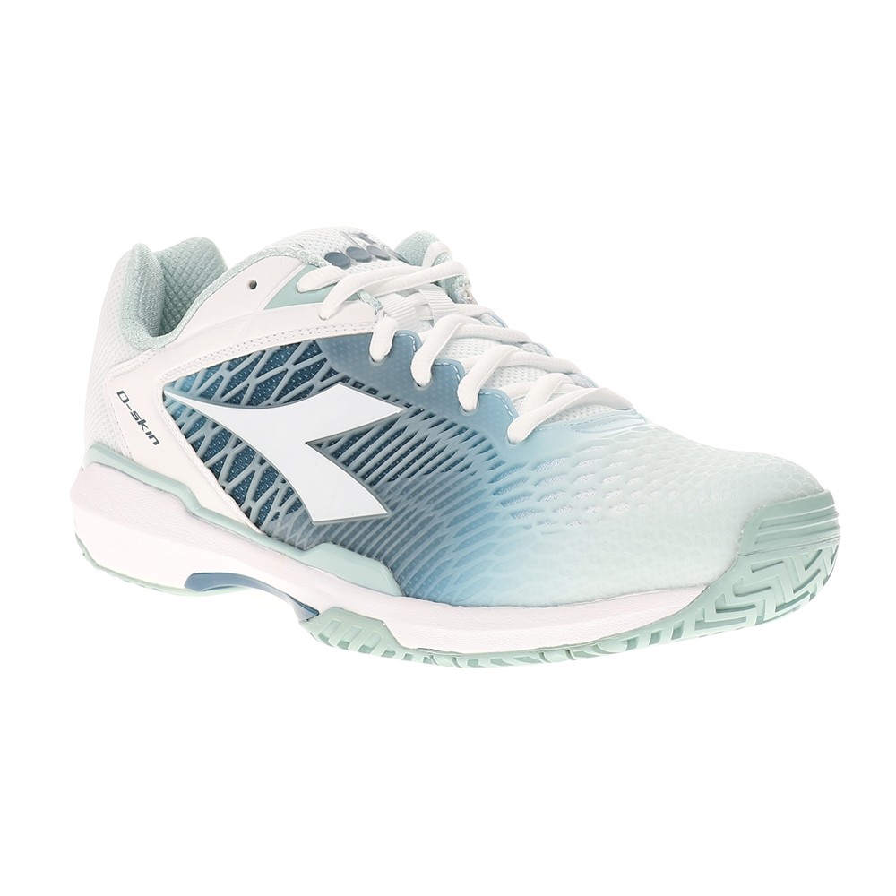 diadora Speed Competition 7 Plus Ag Tennis Womens Blue, White Sneakers Athletic