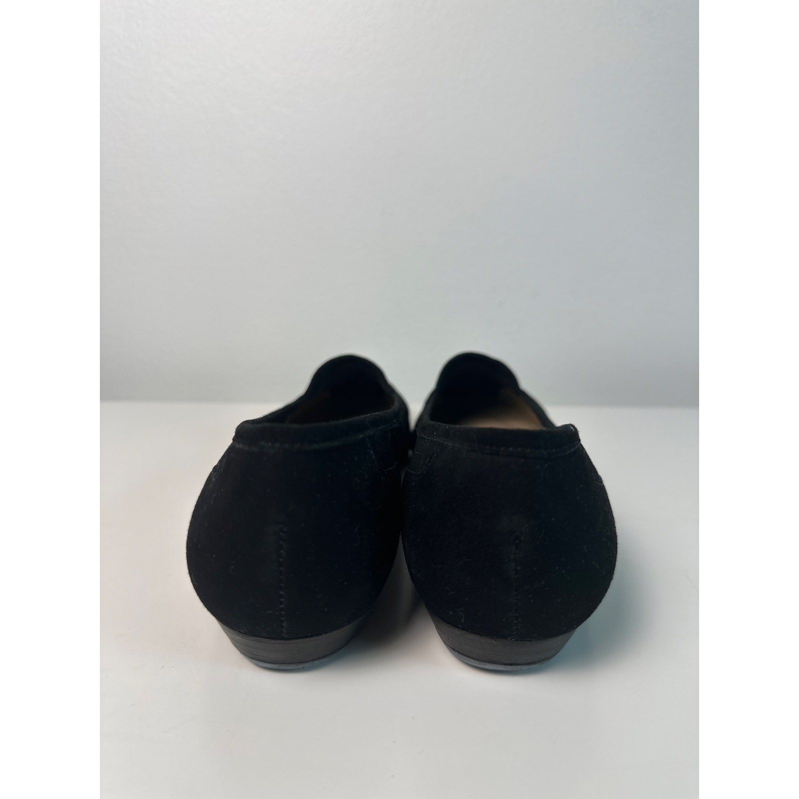 NIB Vtg Enzo Angiolini Liberty Black Leather Suede Loafers Made in Brazil | 11 M