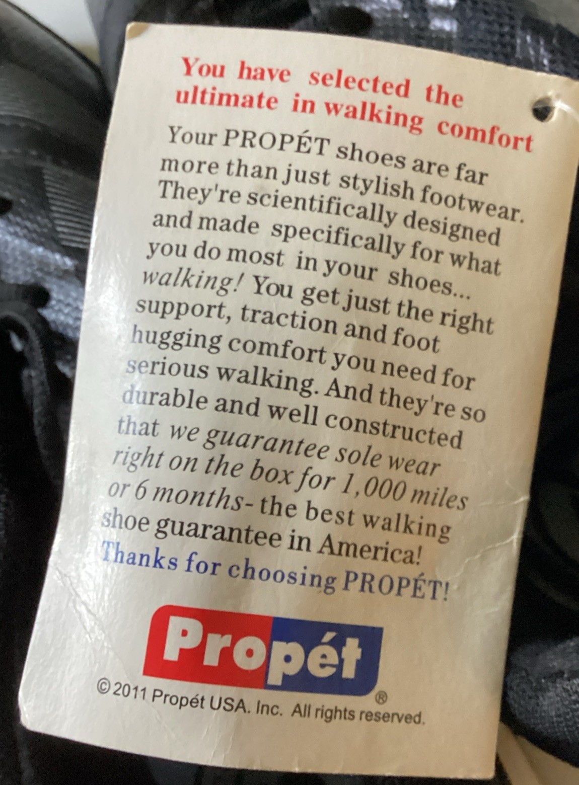 Ricochet by Propet Womens Walking Shoe size 8 Black NWT 2011