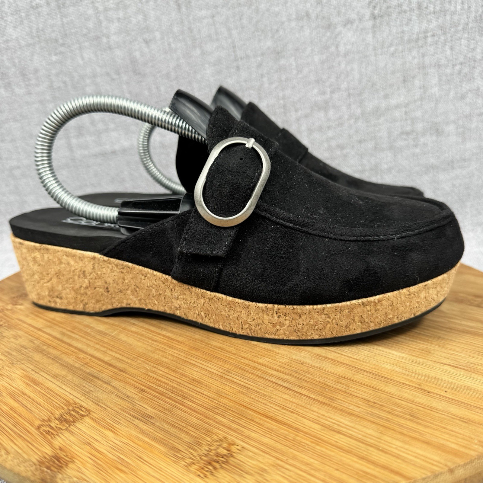 Corkys Footwear Womens All Get Out Clogs Size 8 Buckle Comfort Slip On Shoes