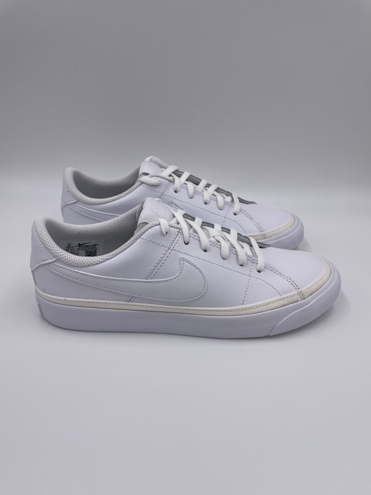 Nike Court Legacy White Leather Classic Tennis Sneakers Womens DA5380-104 New
