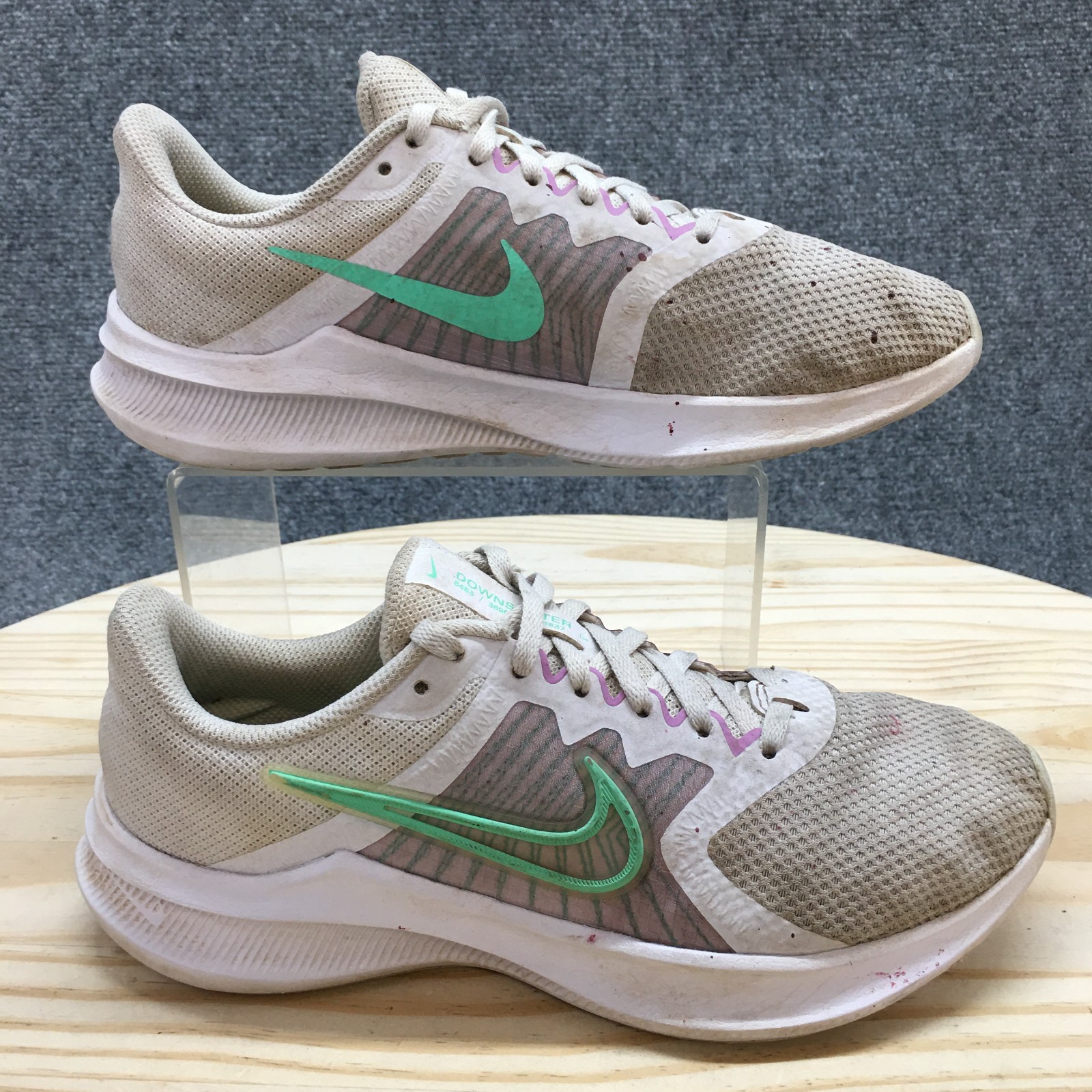 Nike Shoes Womens 7.5 Downshifter 11 Athletic Running Sneakers CW3413-101 Gray