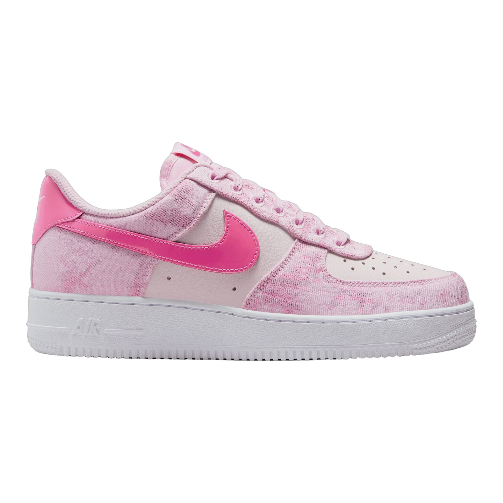 NIKE AIR FORCE 1 ’07 DENIM Women 5-11 Lace Up Shoe Pink Foam Pearl IR1974-663