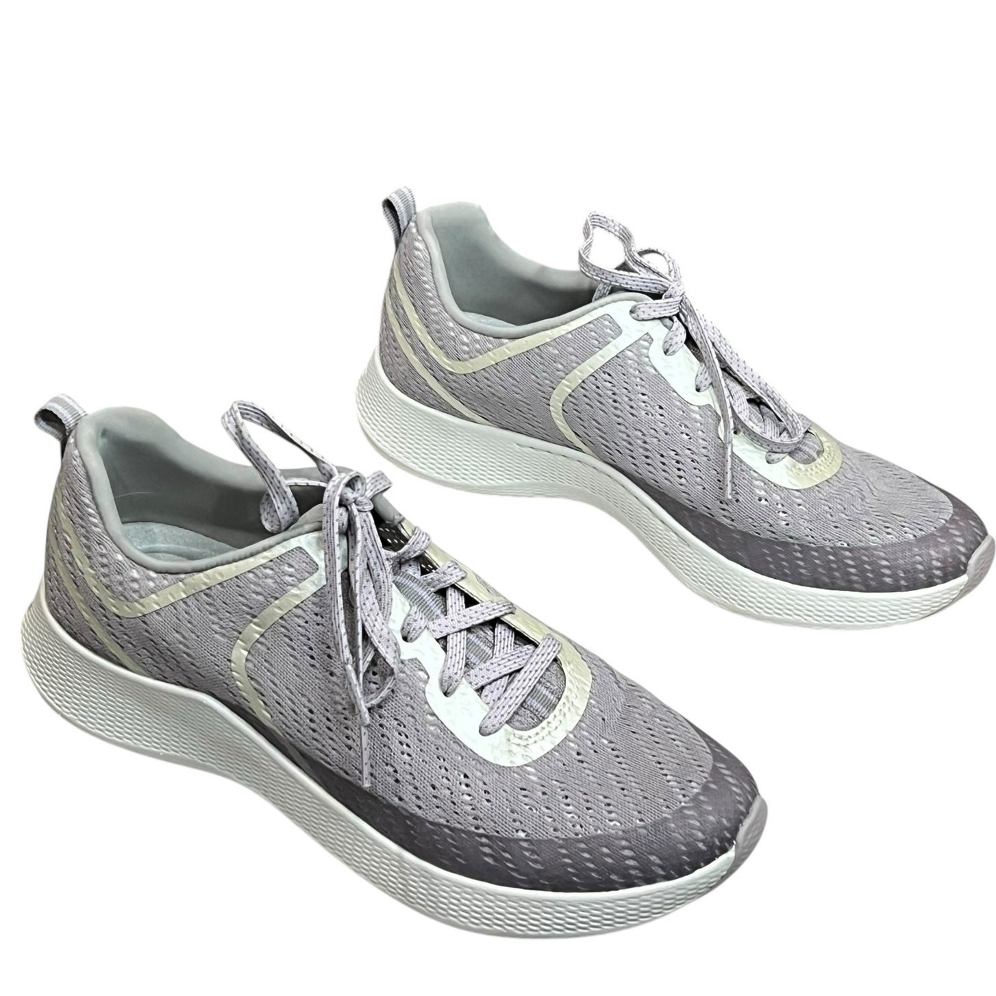 Dansko Sky Nursing Shoes Womens 8 Lilac Purple Mesh Lace Up Athletic Workwear