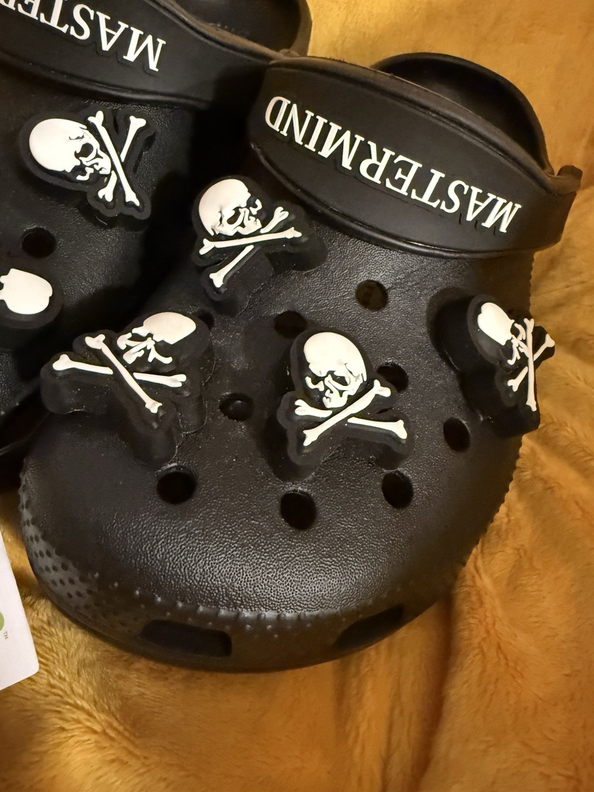 Crocs X Mastermind Classic Clog Skulls Black Size W8 / M6 New With Tag