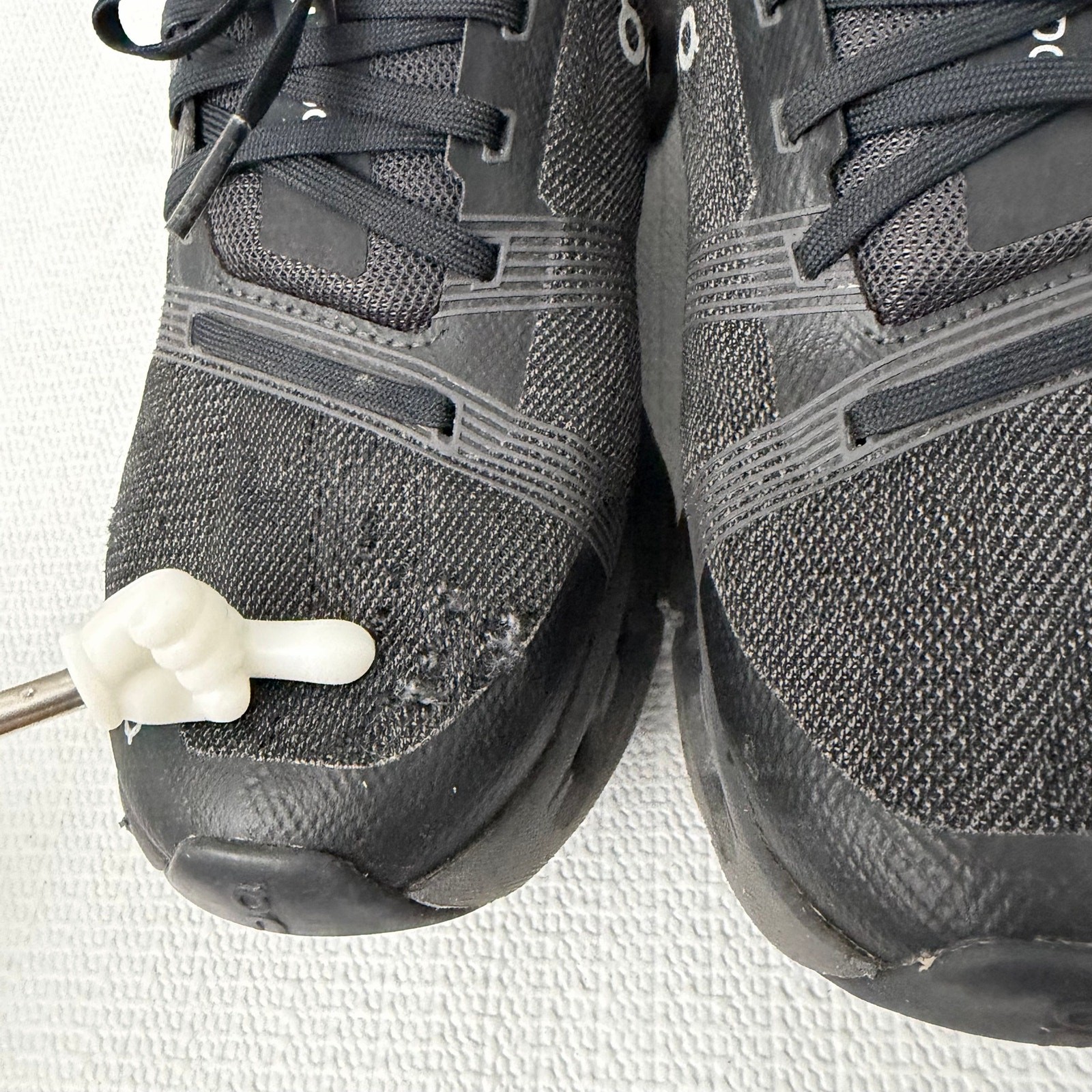 On CloudGo Shoes Womens Size 8 Wide Black Eclipse Running Athletic Sneakers