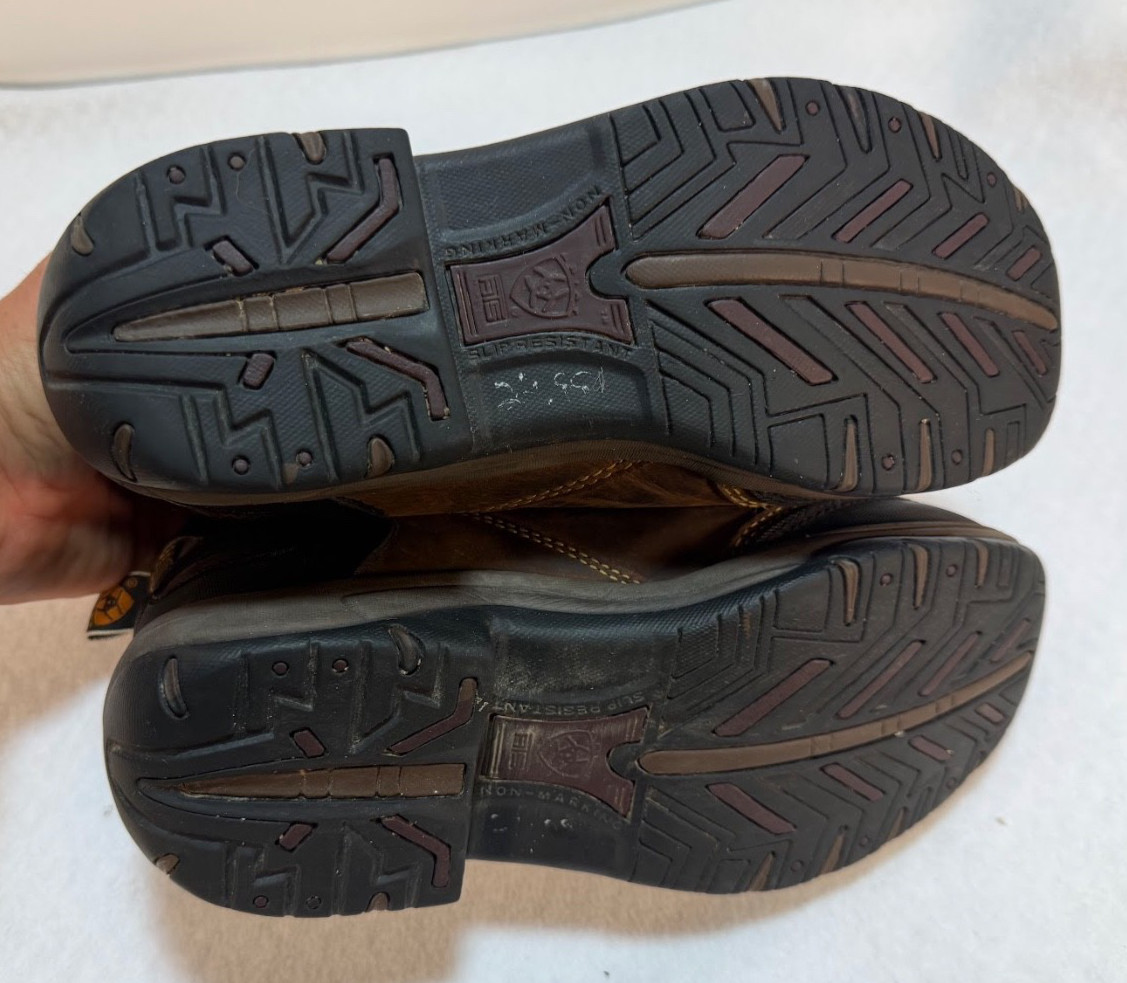 Ariat ATS Waterproof Insulated Work Hiking Boots Womens 7B Brown