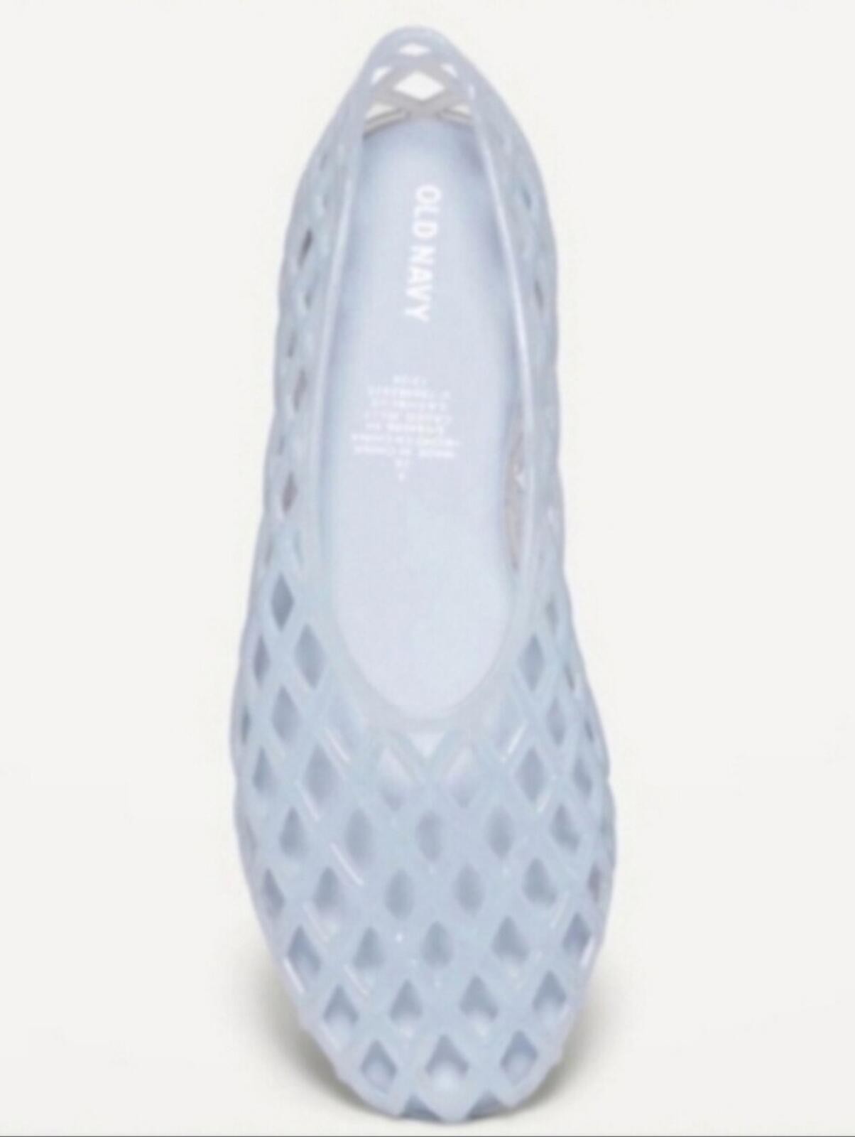 NWT OLD NAVY Jelly Lattice Ballet Flats CASHMERE BLUE