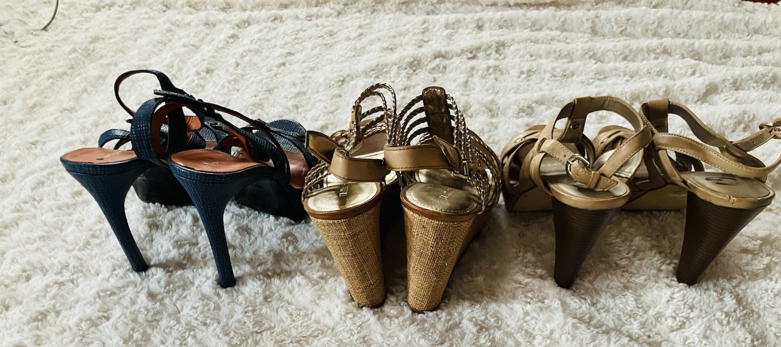 Designer Shoes Bundle. 3 Pairs G by GUESS Ivanka and Via Spiga. Size 9