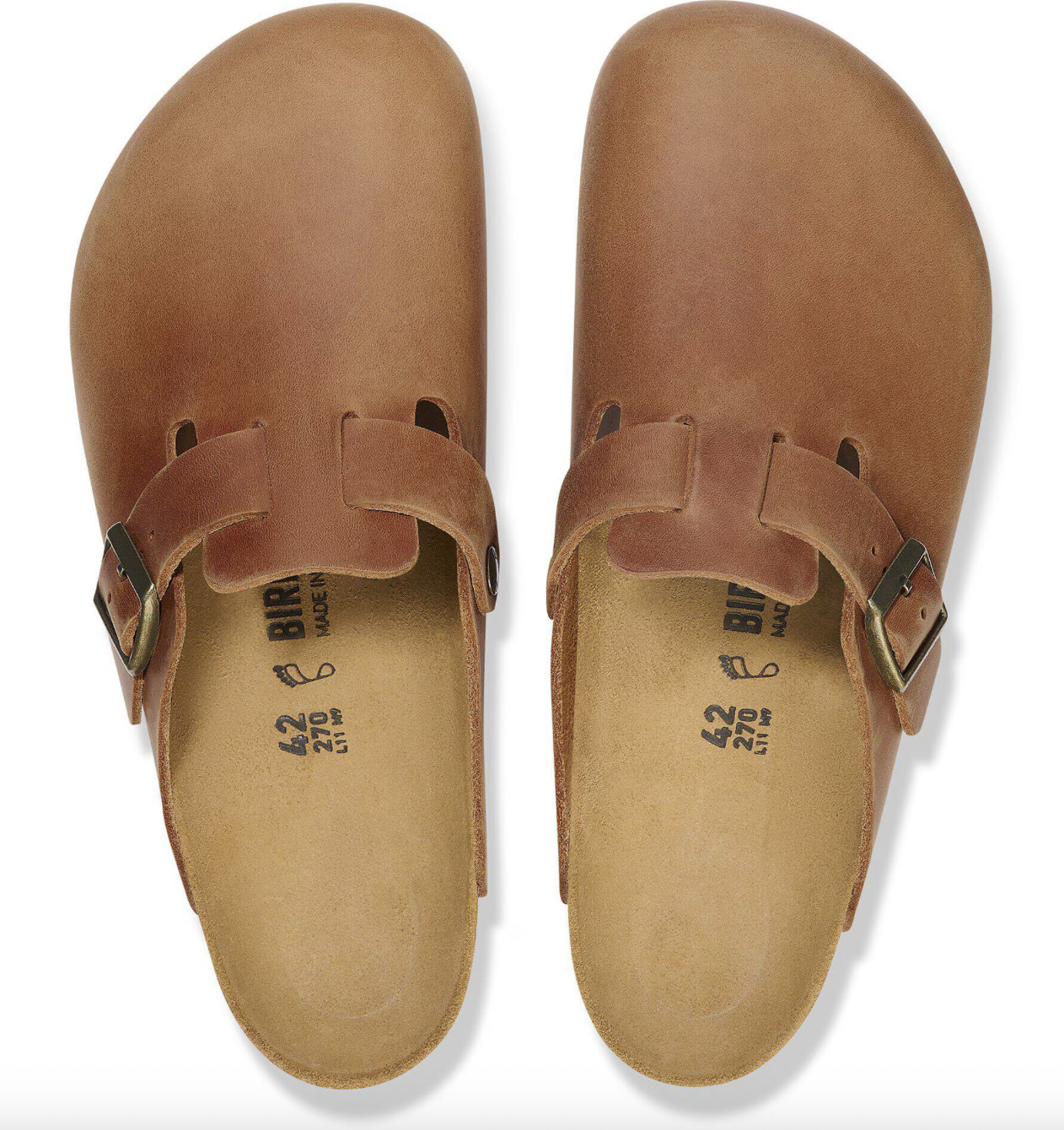 Birkenstock Boston 37 medium/narrow Cognac