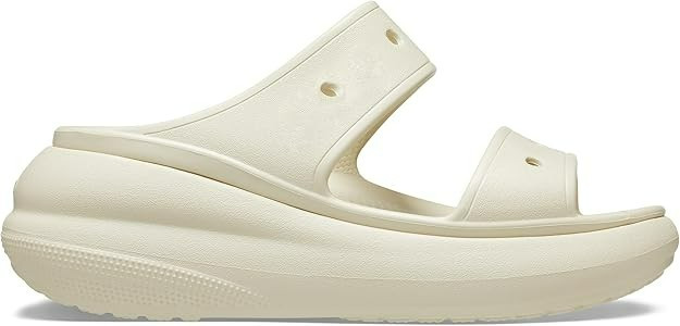 CROCS CRUSH Platform Sandals, Unisex Adult, BONE, M8/W10, 207670-2Y2, NEW-$49.99