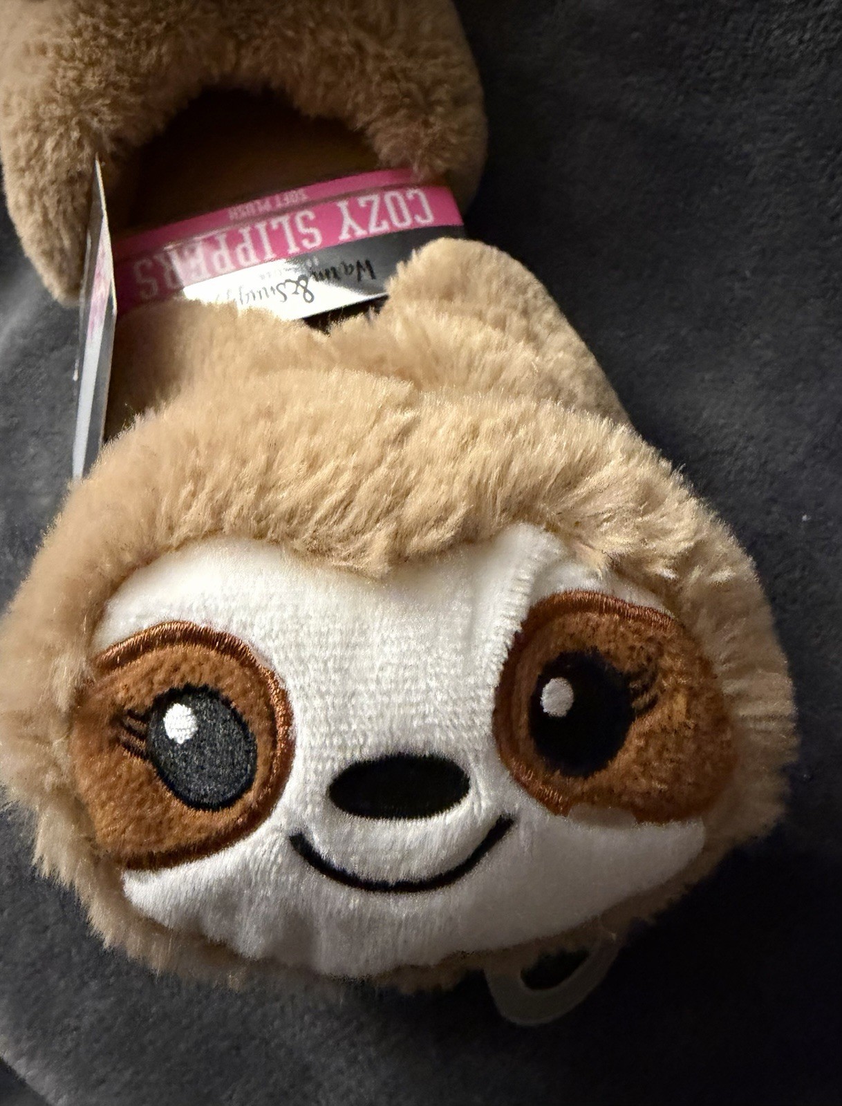 Warm&Snuggy Sloth Slippers size M
