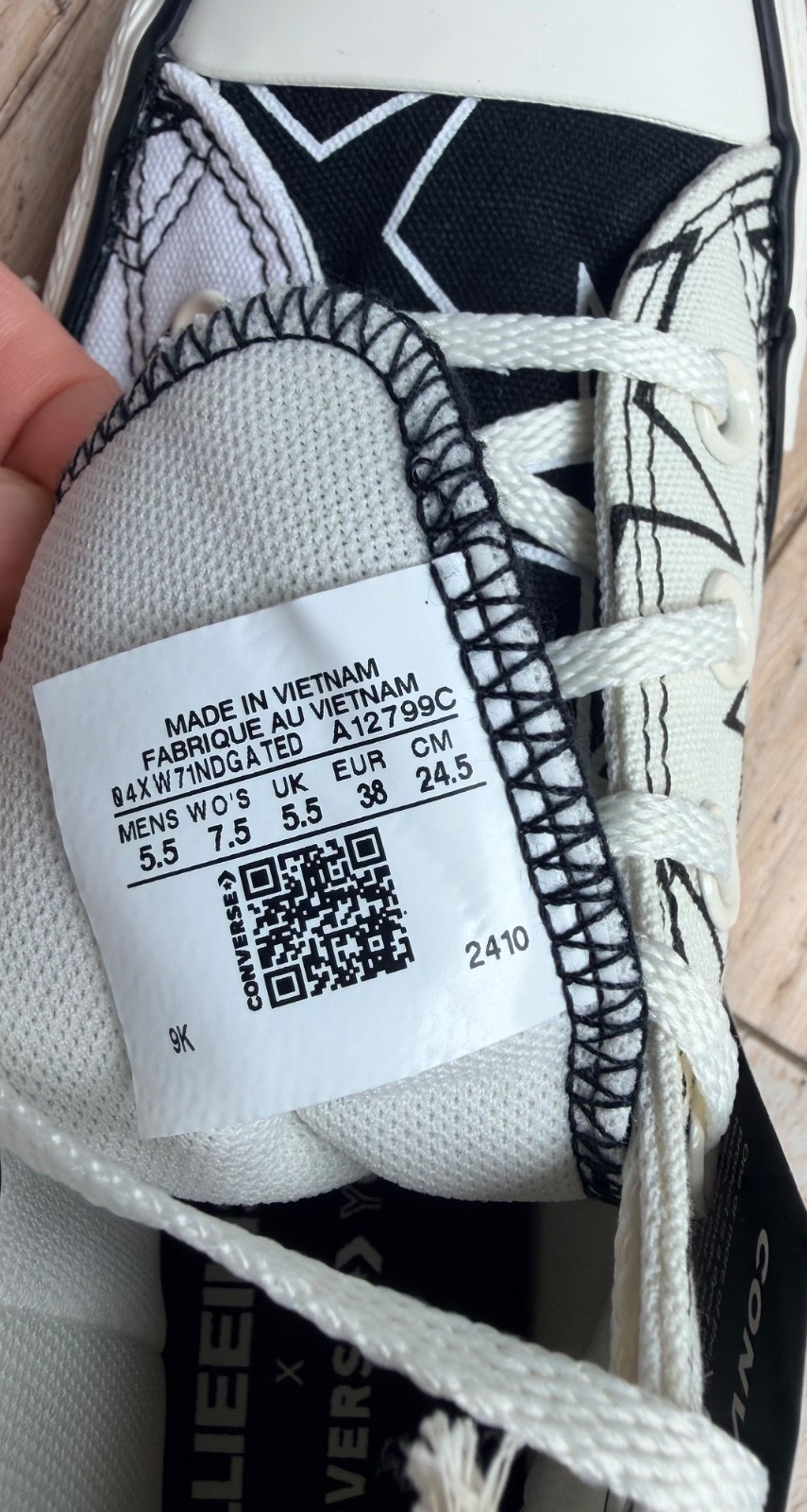 Billie Eilish HMHAS Converse for You Custom Sneakers 8.5 NIB