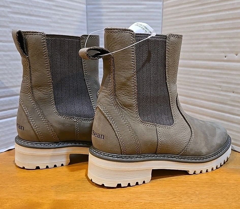 L.L.Bean Women’s Camden Hill Chelsea Boot 7.5 M Maine Suede Slip-On NWT