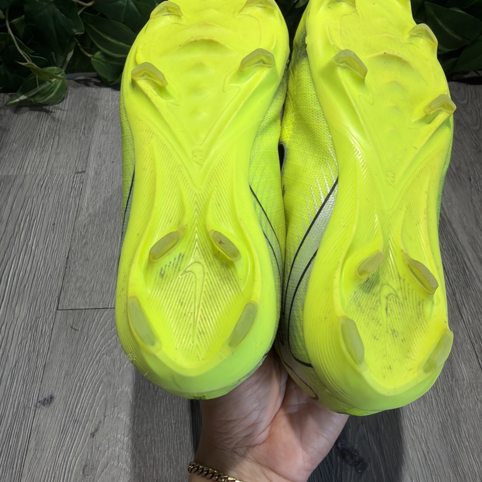 Nike Jr Zoom Mercurial Vapor 16 Pro Kids FG Low Soccer Cleats Sz 4Y HF5448-700