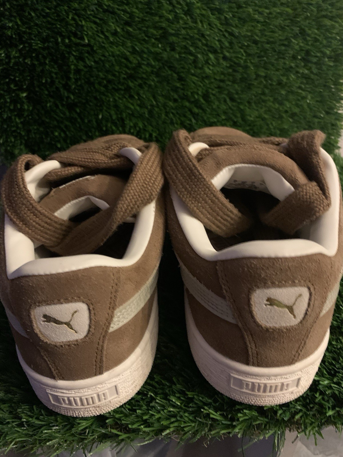 PUMA Suede XL Sneakers Brown Suede Upper & Chunky Lace-up Women’s US Size 7