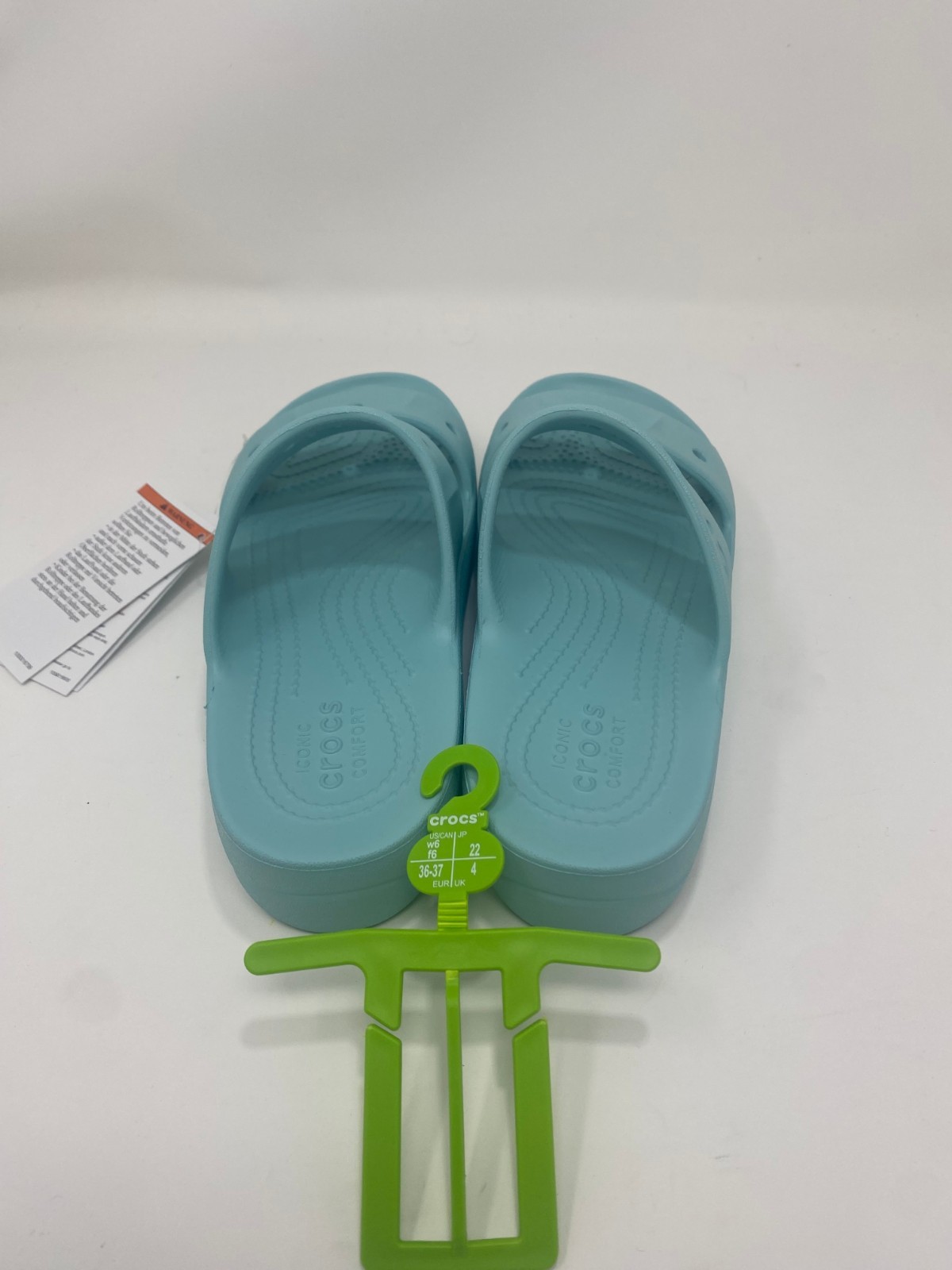 Crocs Baya Platform Sandal – Light Blue/ Teal – Women’s Size 6