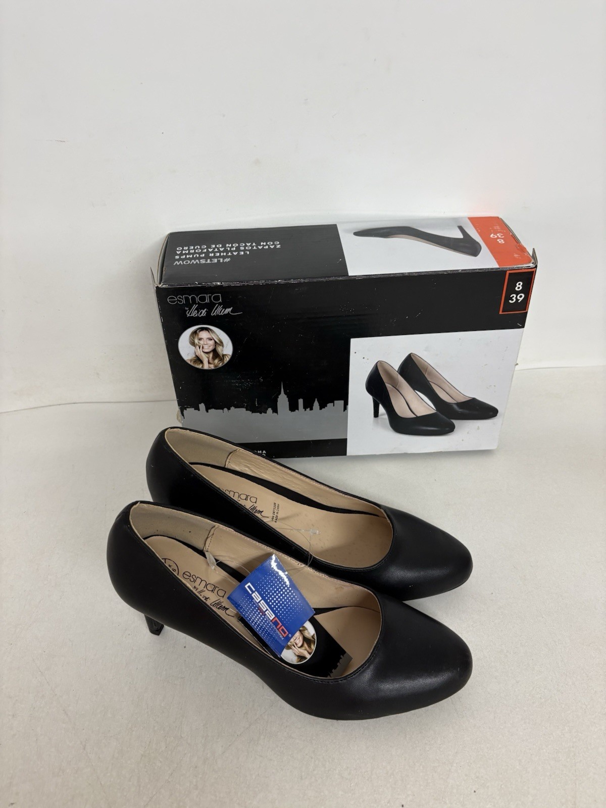 Esmara by Heidi Klum Ian Style High Heel Pumps Shoes Black Size EU39 US8 “New”
