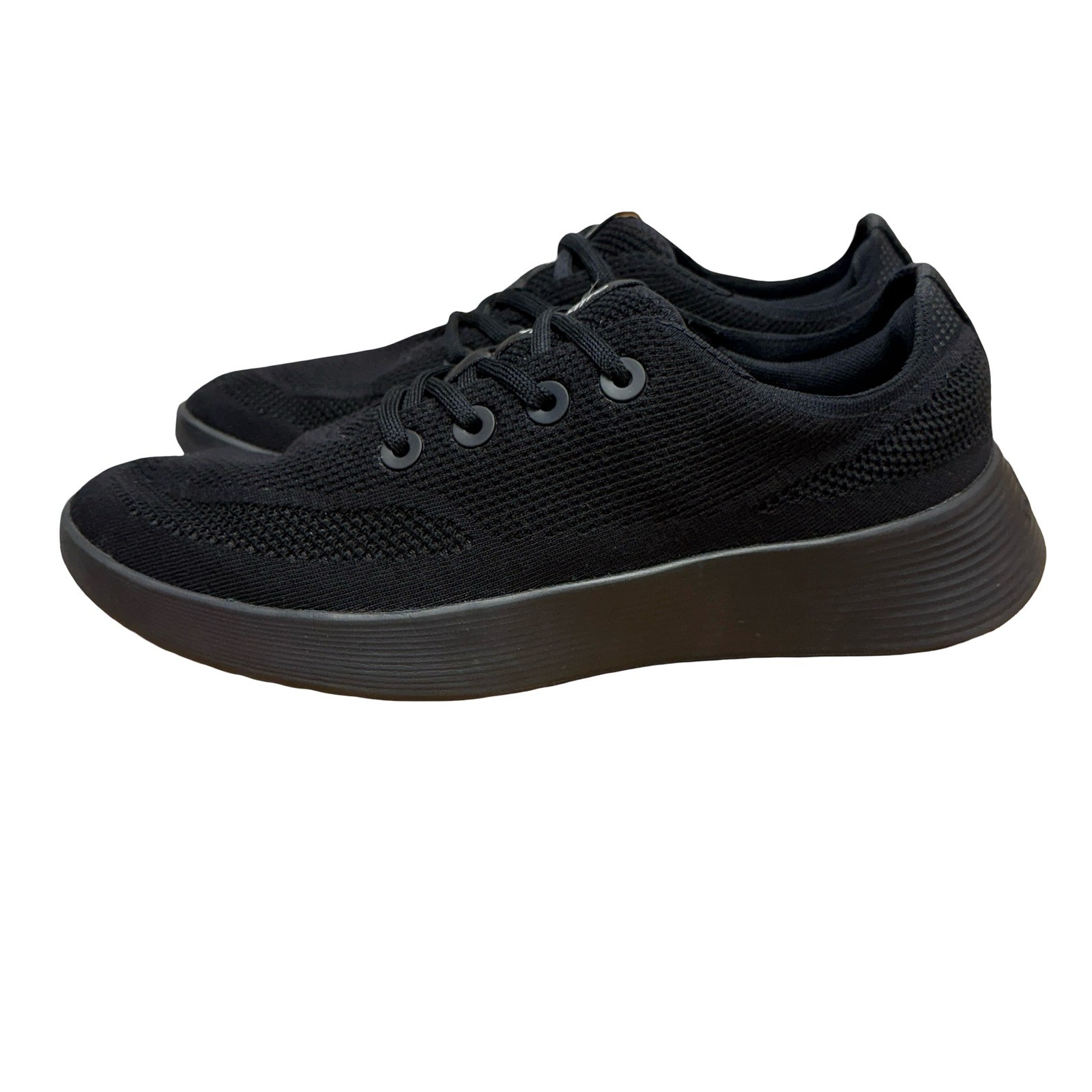 Allbirds Tree Runner Go Black Eco-Friendly Knit Lace Up Sneakers Womens 10
